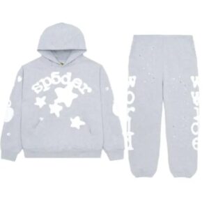 Sp5der Beluga Tracksuit Heather Grey