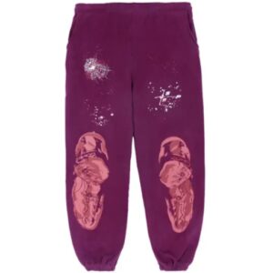 Sp5der Nocturnal Highway Sweatpant Dark Purple